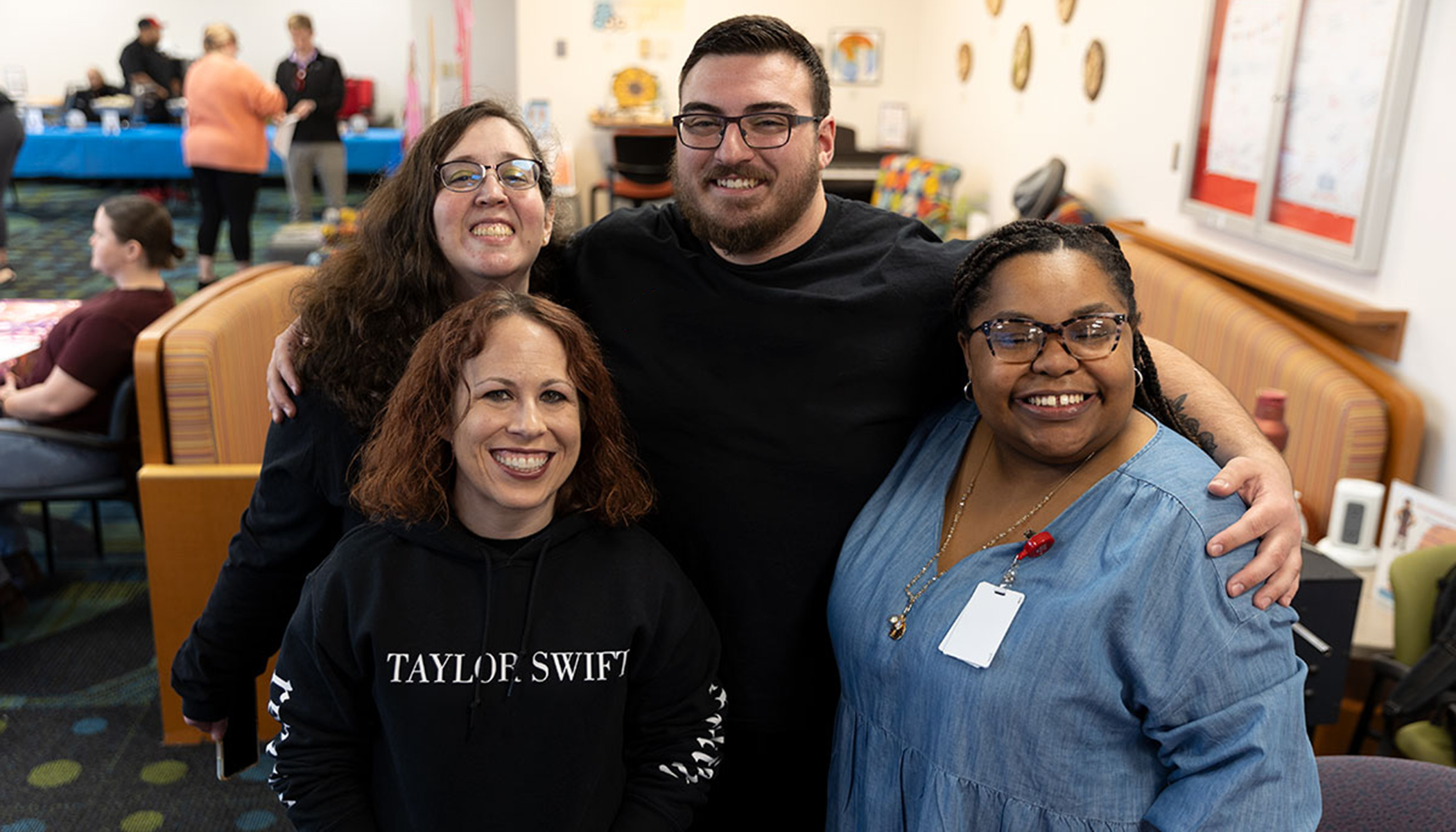 campus community at Women's History Month celebration