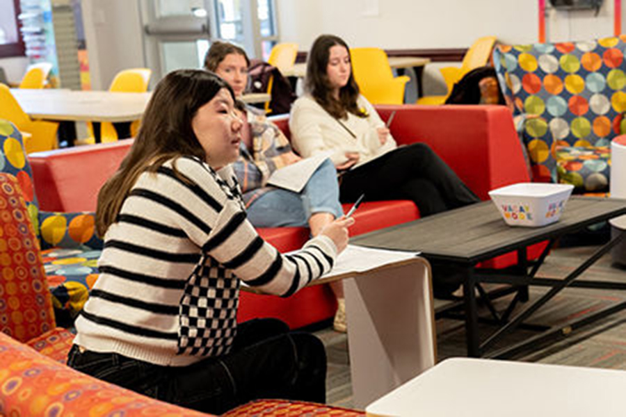 students in a junior achievement workshop