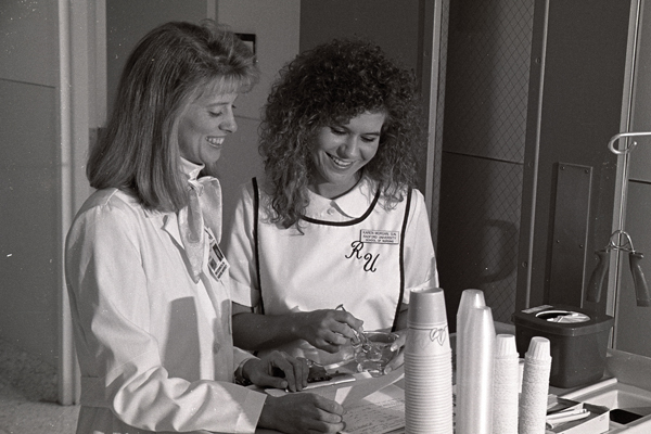 nursing students in late 80s to early 90s