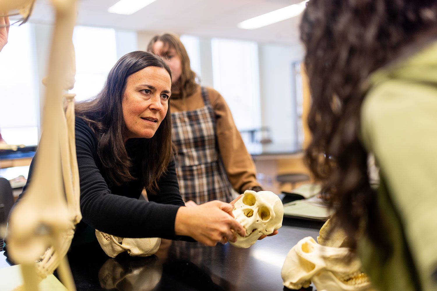 group of anthropology students