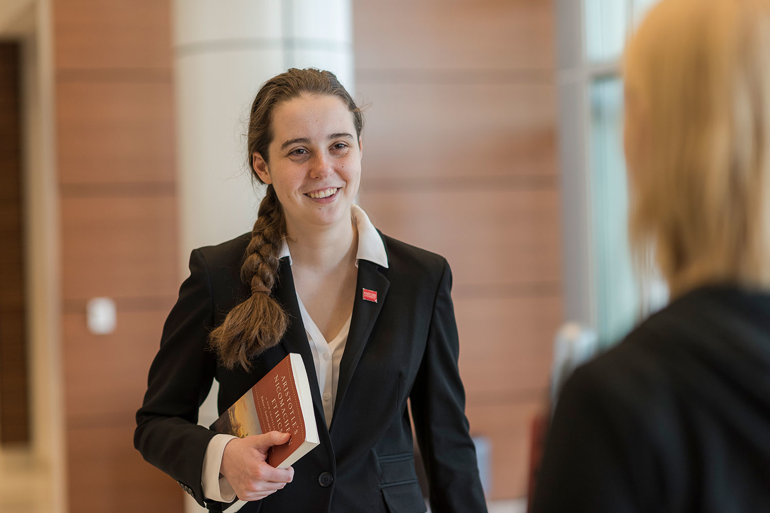 student smiling